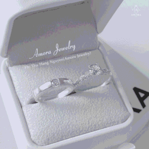 nhẫn couple bạc thanh lịch