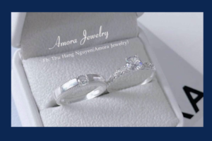 nhẫn đôi bạc kiểu Hàn Quốc cao cấp